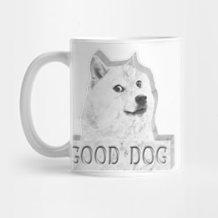 Marble Doge Bust Mug